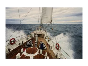 Картина на склі SIGNAL Yacht, 120х80 см фото