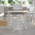 IKEA EILIF ЕЙЛІФ, екран для письмового стола, сірий, 120x48 см 404.710.60 фото thumb №4