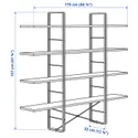 IKEA BYAKORRE, открытый книжный шкаф 205.864.58 фото thumb №8