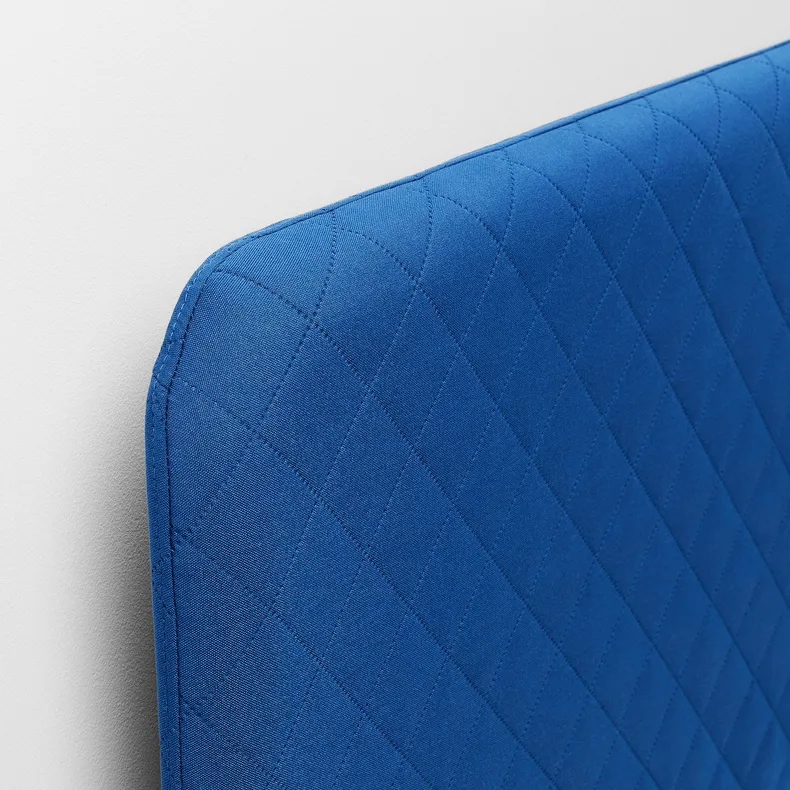 IKEA SLATTUM СЛАТТУМ, каркас ліжка з оббивкою, Knisa яскраво-синій, 140x200 см 205.712.68 фото №2