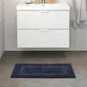 IKEA RÖDVATTEN РЕДВАТТЕН, килимок для ванної кімнати, темно-синій, 50x80 см 105.001.39 фото thumb №3