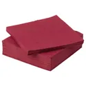 IKEA FANTASTISK ФАНТАСТІСК, паперова серветка, темно-червоний, 33x33 см 504.025.04 фото thumb №2