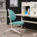 IKEA DAGNAR ДАГНАР, дитяче робоче крісло, бірюза 905.586.21 фото thumb №2