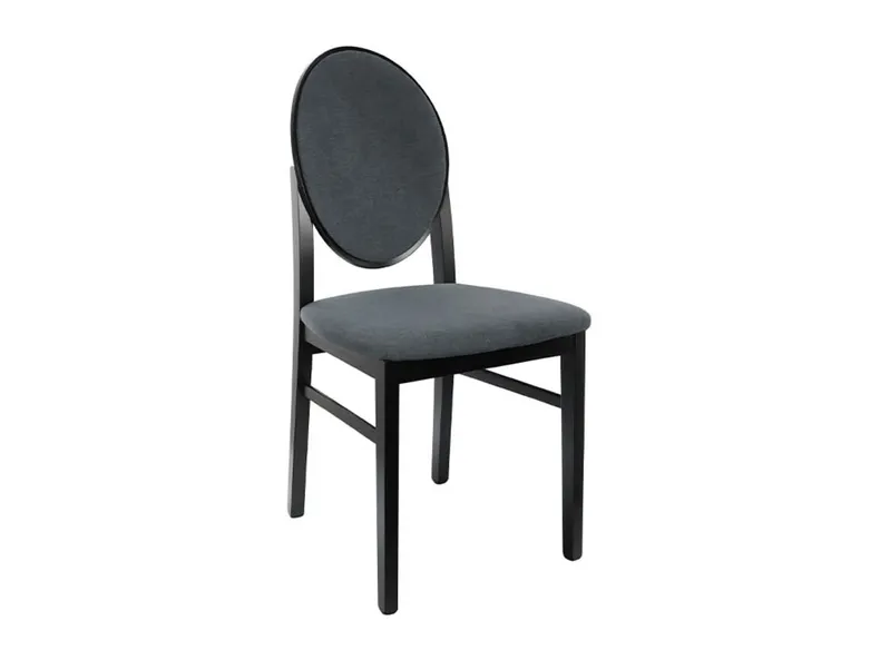 BRW Велюрове крісло Bernardin сірий/чорний, Soro 97 сірий/чорний TXK_BERNARDIN-TX058-1-SORO_97_GREY фото №1