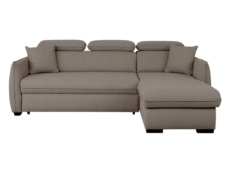 BRW Двосторонній кутовий диван Lopez зі спальною функцією та відділенням для зберігання коричневий, Бочка 21 Mocca NA-LOPEZ-URC-G1_BBA5CF фото №1