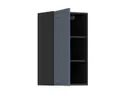 BRW Верхний кухонный шкаф Верди 40 см левый мистик матовый, черный/матовый FL_G_40/72_L-CA/MIM фото thumb №3