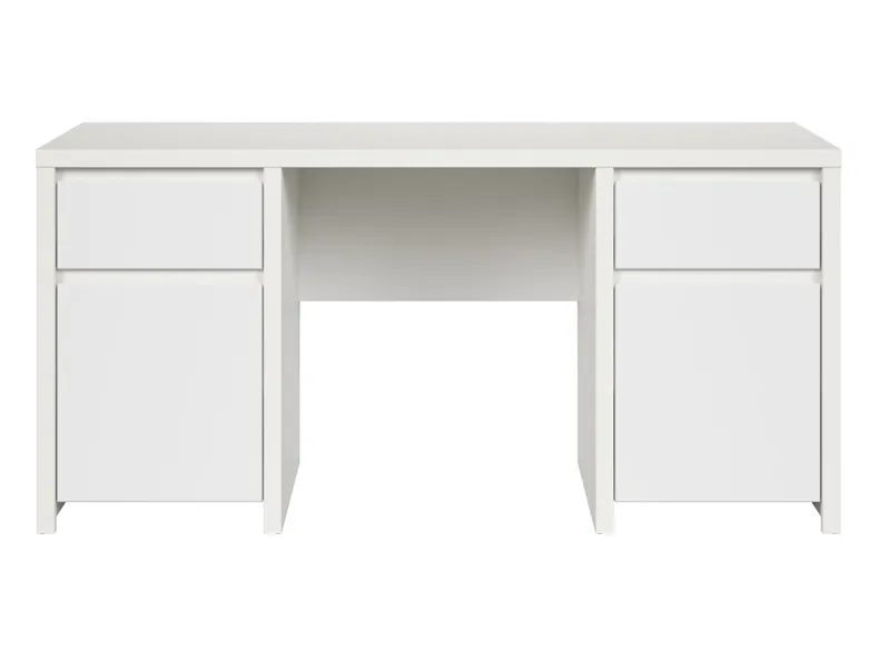 BRW Письмовий стіл BRW KASPIAN 160х65 см, білий / матовий білий BIU2D2S/160-BI/BIM фото №2