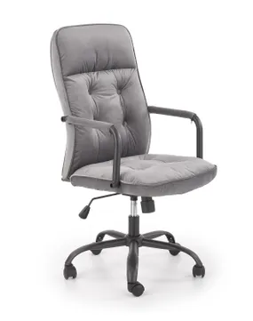 Крісло комп'ютерне офісне обертове HALMAR COLIN, сірий фото