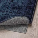 IKEA VONSBÄK ВОНСБЕК, килим, короткий ворс, темно-синій, 80x180 см 305.288.92 фото thumb №3