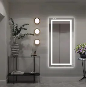 Doloto-Mirror Зеркало с LED подсветкой 600х1200 мм "Debut plus" , 1200х600 мм фото