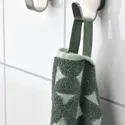 IKEA ÄNGSNEJLIKA ЕНГСНЕЙЛІКА, банний рушник, сірий / зелений, 70x140 см 805.468.79 фото thumb №4
