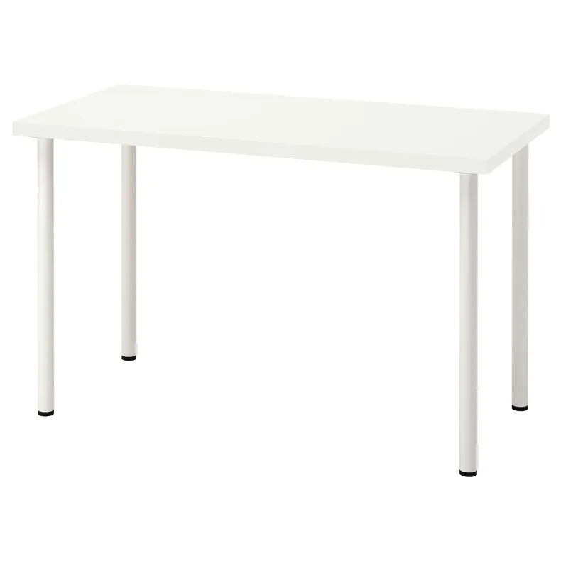 IKEA LAGKAPTEN ЛАГКАПТЕН / ADILS АДІЛС, письмовий стіл, білий, 120x60 см 294.167.58 фото №1