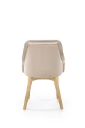 Кухонний стілець HALMAR TOLEDO 2 дуб медовий/бежевий фото thumb №8