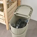 IKEA DAMMÄNG ДАММЭНГ, контейнер с крышкой, серо-бежевый, 26 l 605.599.76 фото thumb №4