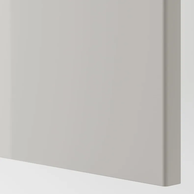 IKEA FARDAL ФАРДАЛЬ, дверцята, глянцевий світло-сірий, 50x195 см 603.306.20 фото №2