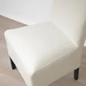 IKEA BERGMUND БЕРГМУНД, стілець із чох середньої довжини, чорний / ІНСЕРОС білий 293.843.14 фото thumb №6
