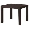 IKEA LACK ЛАКК, придиванный столик, черно-коричневый, 55x55 см 801.042.68 фото thumb №1