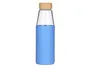 BRW Стеклянная бутылка в силиконовой упаковке 500 мл синяя 090534 фото