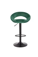 Барний стілець HALMAR H102 хокер темно-зелений фото thumb №7