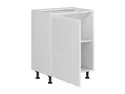 BRW Базовый шкаф для кухни Sole 60 см левый белый глянец, альпийский белый/глянцевый белый FH_D_60/82_L-BAL/BIP фото thumb №3