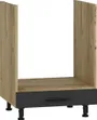 Шафа нижня для вбудованої духової шафи з шухлядою HALMAR VENTO DP-60/82 Фасад : антрацит фото