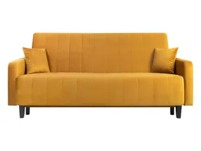 BRW Раскладной диван-кровать Marcia с ящиком для хранения велюр желтый, Веллуто 08 WE-MARCIA-3K-G2_BA999C фото