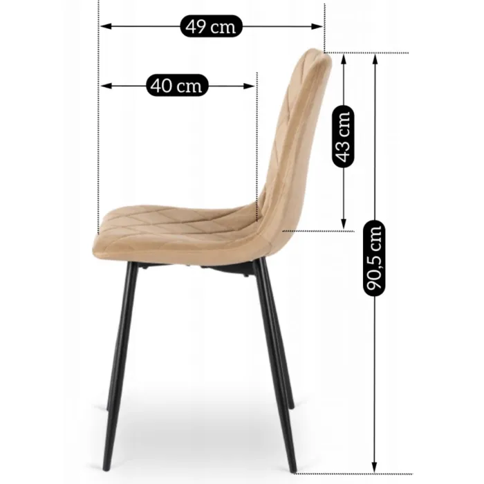 MEBEL ELITE Кресло FORIS Бежевый велюр фото №10