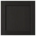 IKEA LERHYTTAN ЛЕРХЮТТАН, дверь, чёрный цвет, 40x40 см 403.560.55 фото thumb №1