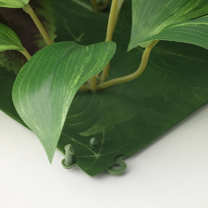 IKEA FEJKA ФЕЙКА, растение искусственное, настенный / внутренний / наружный зеленый / сиреневый, 26x26 см 505.465.69 фото №6