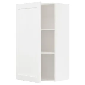 IKEA METOD МЕТОД, шафа навісна із полицями, білий Енкопінг / білий імітація дерева, 60x100 см 194.734.62 фото