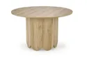 Обідній стіл HALMAR HUGO 120x120 см, натуральний дуб фото thumb №6