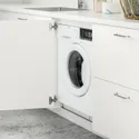 IKEA TVÄTTAD ТВЕТТАД, вбудована пральна машина/сушарка, білий 604.940.65 фото thumb №4