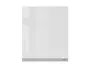 BRW Верхня кухонна шафа 60 см з витяжкою права глянцевий білий, альпійський білий/глянцевий білий FH_GOO_60/68_P_FL_BRW-BAL/BIP/IX фото
