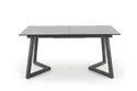 Обідній стіл розкладний HALMAR TIZIANO 160-210x90 см, стільниця - світлий сірий / темний сірий, ніжки - темний сірий фото thumb №2