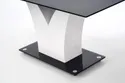 Кухонний стіл HALMAR VESPER 160x90 см чорний, білий фото thumb №5