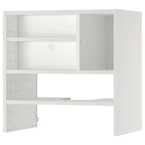 IKEA METOD МЕТОД, навесной шкаф д / встроенной вытяжки, белый, 60x37x60 см 505.476.39 фото