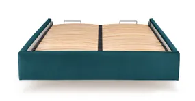 Корпус ліжка HALMAR MODULO 160x200 см темно-зелений. Моноліт 37 фото