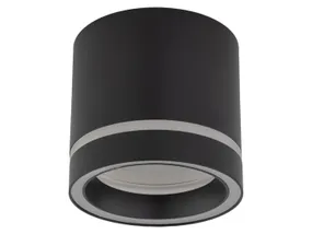 BRW Накладной светильник Jet Black 8 см металл черный 095116 фото