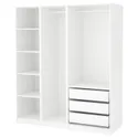 IKEA PAX ПАКС, гардероб, білий, 175x58x201 см 691.285.67 фото thumb №1