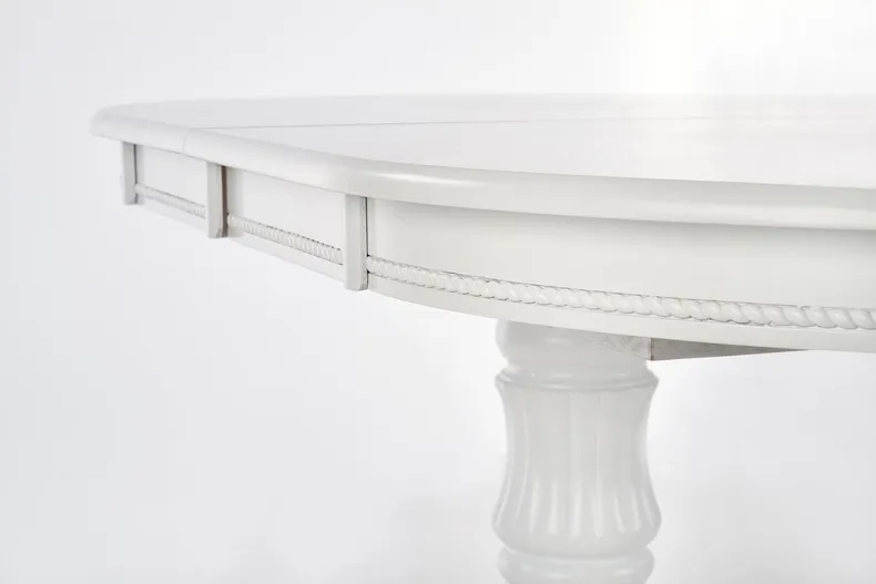 Обідній стіл розкладний HALMAR JOSEPH 150-190x90 см білий фото №10