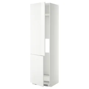 IKEA METOD МЕТОД, вис шафа д / холод / мороз кам, 2 двер, білий / РІНГХУЛЬТ білий, 60x60x220 см 699.247.87 фото