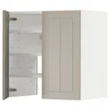 IKEA METOD МЕТОД, навесной шкаф д / вытяжки / полка / дверь, белый / Стенсунд бежевый, 60x60 см 395.052.83 фото thumb №1