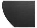 Стол круглый шпонированный BRW Graus, 110 см, черный BLACK-FR фото thumb №3