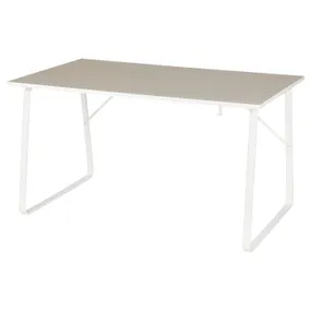 IKEA HUVUDSPELARE ХУВУДСПЕЛАРЕ, геймерский стол, бежевый, 140x80 см 705.391.67 фото