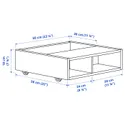 IKEA FREDVANG ФРЕДВАНГ, коробка п / ліжко / приліжковий столик, білий, 59x56 см 104.936.38 фото thumb №6