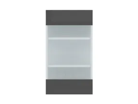 BRW Верхний кухонный гарнитур Tapo Special 40 см с витриной справа антрацит экрю, альпийский белый/антрацитовый экрю FK_G_40/72_PV-BAL/ANEC фото