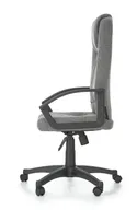 Крісло комп'ютерне офісне обертове HALMAR RINO сірий, тканина фото thumb №2