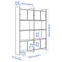 IKEA LÅDMAKARE, комбинация с раздвижными дверями, с 2 полками/имит. дуб, 159x35x212 см 295.646.78 фото thumb №3