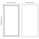 IKEA EKET ЭКЕТ, комбинация настенных шкафов, белый, 175x35x70 см 593.293.97 фото thumb №6