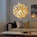 IKEA RAMSELE РАМСЕЛЕ, подвесной светильник, цветок / белый, 43 см 304.048.82 фото thumb №6